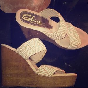 Sbicca wedges size 8
